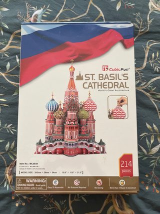 Puzzle 3D Catedral de San Basilio CubicFun