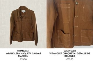 Cazadora Wrangler Marrón