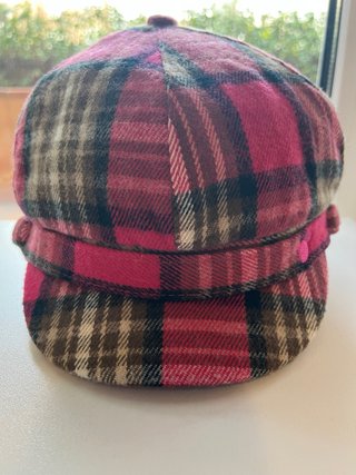 Gorra Vintage Disney Parks Cuadros Fucsia