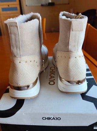 Botines Beige Talla 41