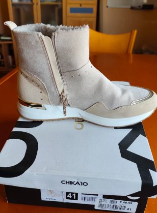 Botines Beige Talla 41