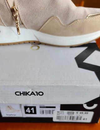 Botines Beige Talla 41
