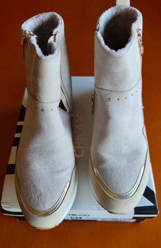 Botines Beige Talla 41