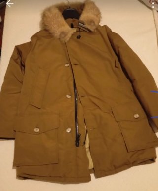 Parka Woolrich Marrone Uomo