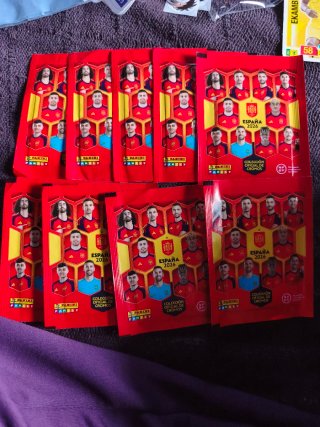 9 Sobres Panini España 2026