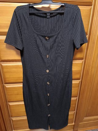 Vestido Negro Shein Talla M