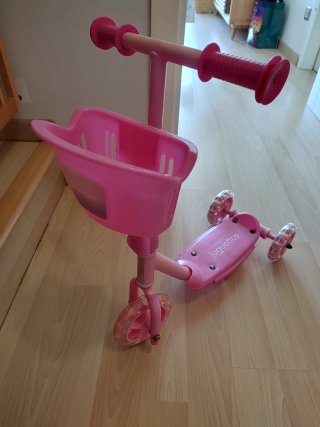 Patinete Infantil Rosa Juguettos