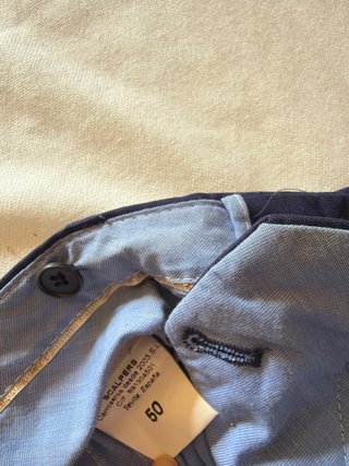 Pantalón de traje azul Scalpers