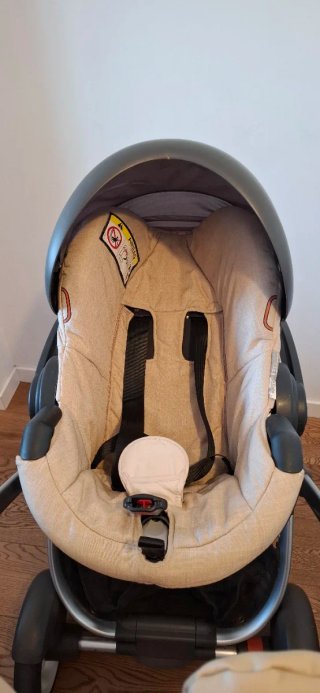 Carrito de Bebé 3 en 1 con grupo 0, Capazo y Silla