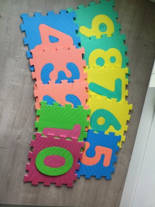 Puzzle de Suelo con Números