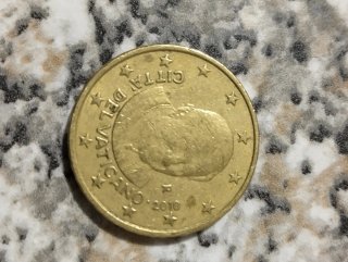 Moneta 50 centesimi Città del Vaticano