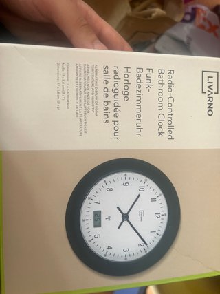 Orologio radiocontrollato da bagno Livarno