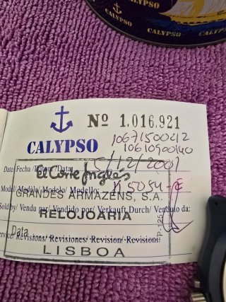 Relógio Calypso Marine Sports Collection