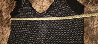 Blusa de punto con patrón zigzag