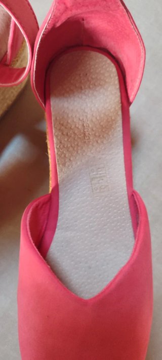 Sandalias con plataforma rojas Talla 39
