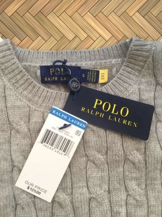 Jersey Polo Ralph Lauren Gris Talla S