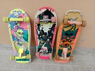 Set de 3 Monopatines Antiguos