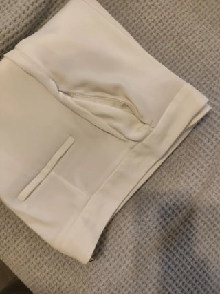 Pantalón Zara Pata Ancha Blanco