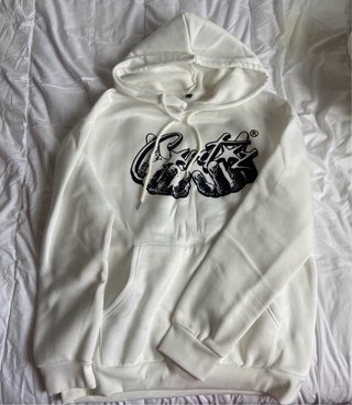 Sudadera Blanca con Estampado