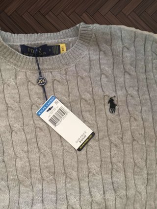 Jersey Polo Ralph Lauren Gris Talla S