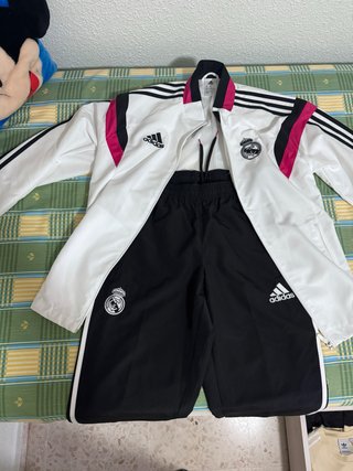 Chándal Real Madrid Adidas Blanco y Negro