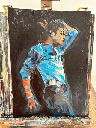 Cuadro Acrílico Michael Jackson