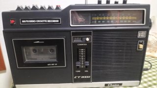 Radio Cassette Vintage Chunu CT 8000
