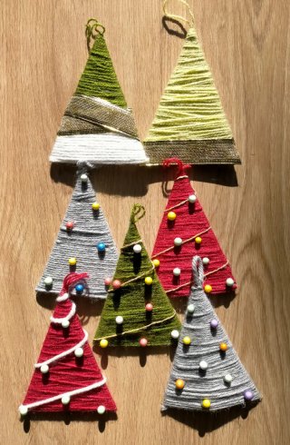 Set de Adornos Navideños Artesanales