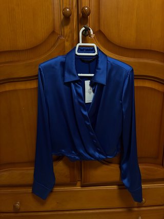 Camisa Azul Stradivarius
