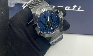 Reloj Maserati Azul y Plateado
