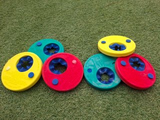 Set de 6 Discos de Natación Delphin