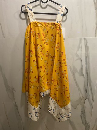 Vestido Estampado Floral Amarillo