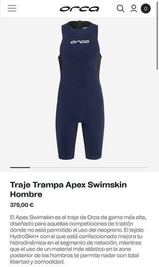 Traje trampa triatlon Orca RS1 Rojo