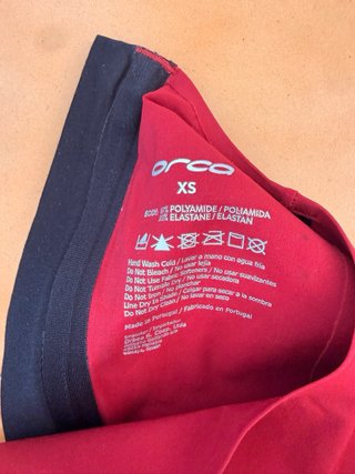 Traje trampa triatlon Orca RS1 Rojo
