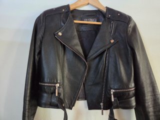 Cazadora biker piel