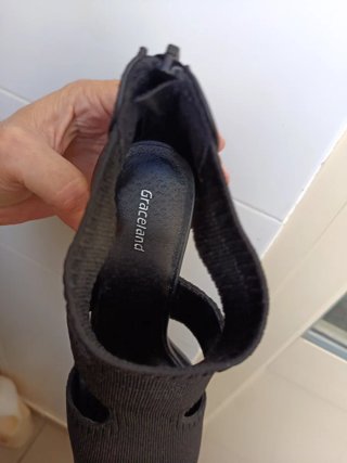 Sandalias de Tacón Graceland Negras Talla 39