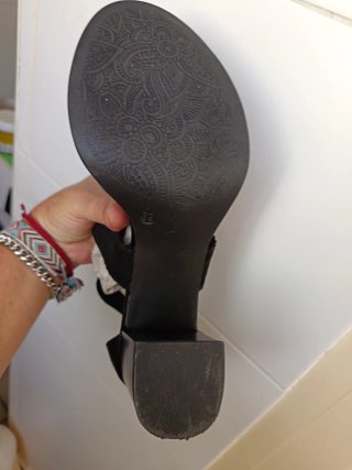 Sandalias de Tacón Graceland Negras Talla 39