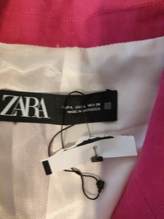 Americana Corta Zara Rosa
