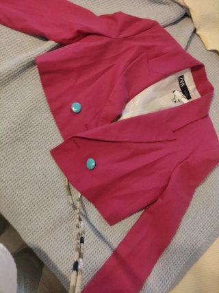 Americana Corta Zara Rosa