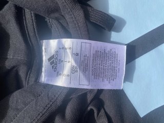Sudadera Adidas Negra Logo Grande