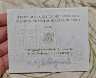 Moeda Comemorativa 2€ Vaticano 2025