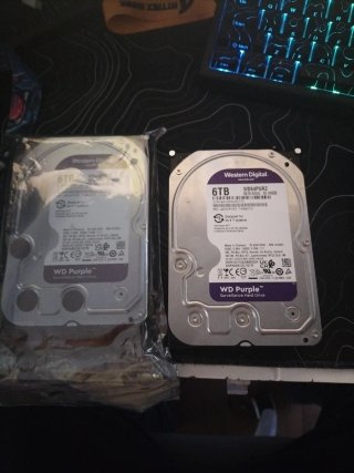 2 Discos Duros WD Purple 12TB(sin uso ninguno)