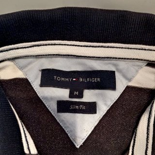 Polo Tommy Hilfiger hombre Talla M Slim Fit Rayas