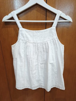 Blusa blanca de tirantes