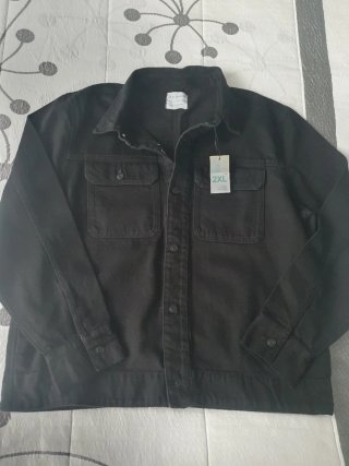Cazadora vaquera negra chico