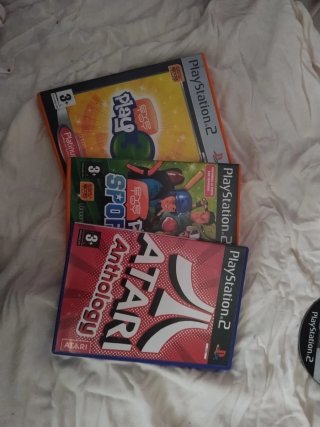 Trío de juegos PS2: Atari, Play, Sports