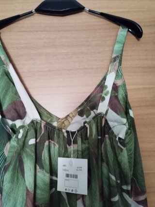 Mono tirantes estampado floral
