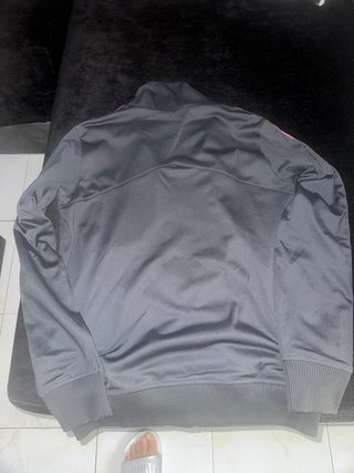 Chaqueta Adidas Gris y Rosa Vintage