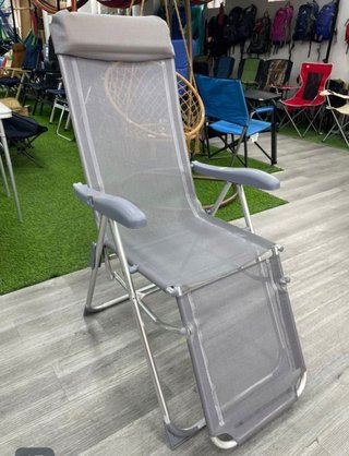 Hamaca Plegable de Aluminio Gris
