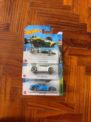 Hot Wheels Lotus 3 Coches